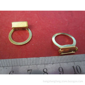 High Quality Brass Round Badge Safety Pin Holder